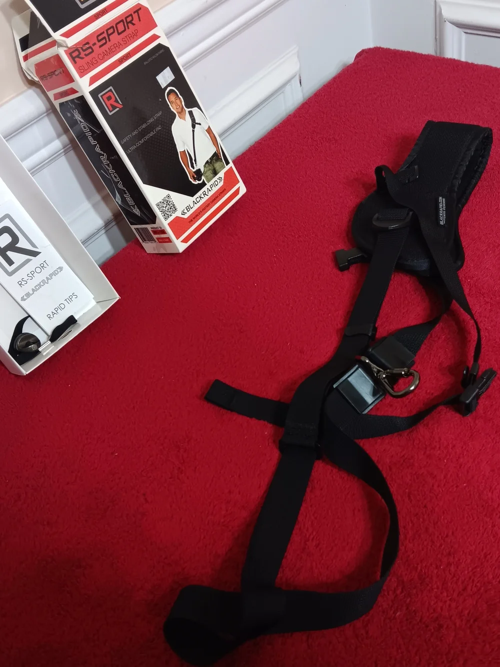 RS-Sport Black Sling Camera Strap by